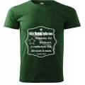 Tricou verde sticla, Caci Domnul este bun... S